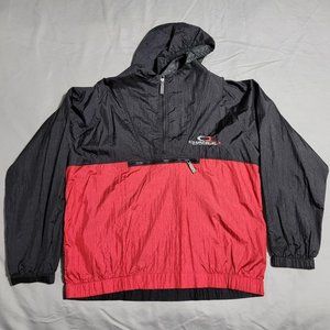 Chance 2 Motorsports Windbreaker Quarter Zip Pullover - Men's Medium M - Vintage